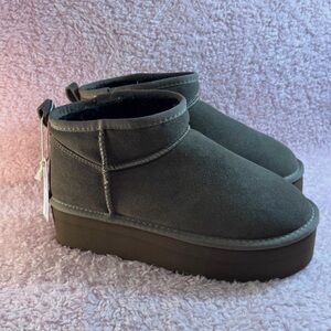 Gray Ankle Boots for Women
